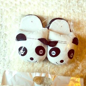 ADULT SIZE PANDA SLIPPERS